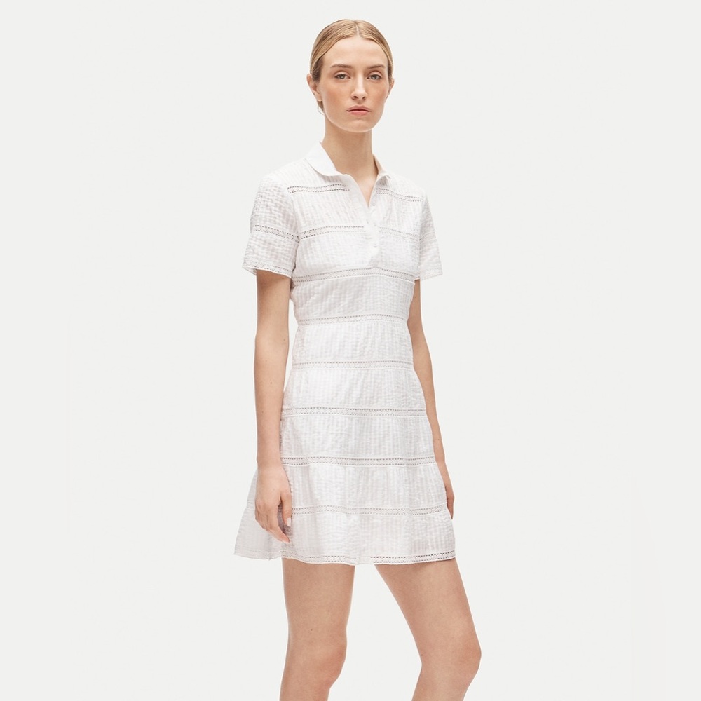 NWT J.Crew Tiered Shirt-Dress in Cotton Voile